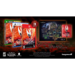 b4defae6-7cc5-4a7b-98e9-1aaf81f4b048__762061783536500 - Video Game Depot Promotional collage for Hollow Knight: Silksong with boxed copies for Xbox, PlayStation, and Switch, plus a fold-out map of Pharloom and a small Silksong guide art on the right.