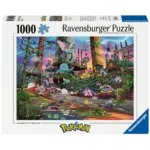 Box art for a 1000-piece Ravensburger Pokemon jigsaw puzzle (collector's edition)