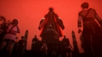 e4983b4a-30a7-4241-a12f-5b008214735e - Video Game Depot A large cloaked figure glows red above a domed building as a group of people looks up in awe or fear.