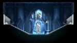 7a2be0af-e302-4a3d-97ad-c5a815150e69 - Video Game Depot Inside a blue ice cathedral, a glowing arched portal dominates the center as a lone adventurer approaches it.
