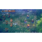 Turn-based RPG battle map: a grid battlefield with several characters positioned, arena outline, and 'Next' label at top.