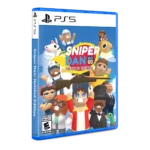 814737022743_sniper-dan_02_packshot__736991787077953 - Video Game Depot Colorful PS5 game cover for Sniper Dan: Hotshot Edition with smiling cartoon characters against a blue sky backdrop.
