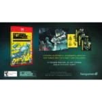 850075178216_citizen-sleeper-2_02_beauty__441951787077956 - Video Game Depot Citizen Sleeper 2: Starward Vector Nintendo Switch 2nd edition box with yellow and red cover on left, and bonus posters and cards on right