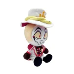 T39173_2 - Video Game Depot Plush toy character with a skull-like face, white hat, yellow scarf, and red-and-white circus-style outfit.