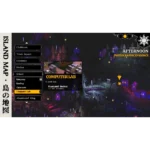 Screenshot of a game map with a left menu listing locations (Clubhouse, Town Square, Cemetery, Harbor, School) and a highlighted 'Computer Lab' panel.