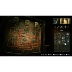tormented-souls-2-screen-06__512131785523357 - Video Game Depot In-game puzzle screen showing a red wiring circuit panel on the left and an inventory UI on the right side labeled Crowbar with items.