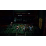 walking-dead-streets-of-survival-deluxe-screen-05__947111785525067 - Video Game Depot Pixel-art scene of four survivors fighting several zombies in a dark industrial room with greenish lighting at center stage.